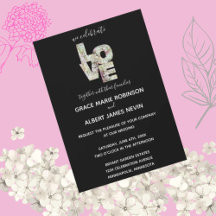 エボニー ヴァニラ イチゴ ハイドランジア 結婚式招待状