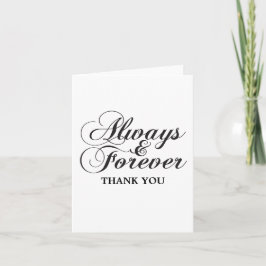 エボニー Always & Forever 感謝カード