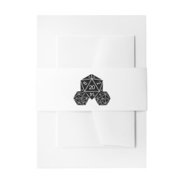 エボニーD20サイコロ結婚ズベリーバンド 招待状ベリーバンド