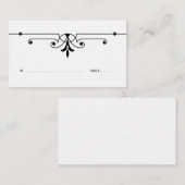 エボニーV2装飾ファンシー座席表 プレイスカード (正面/裏面)