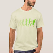 エボリューショユーモアのあるンテニスTシャツ Tシャツ (正面)