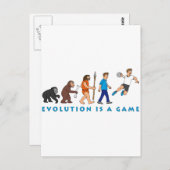 エボリューションハンドボール漫画スタイル ポストカード (正面/裏面)