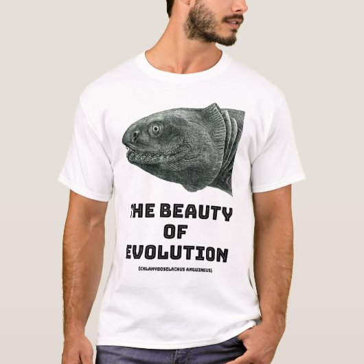 エボリューションフリルシャーク美しい Tシャツ (正面)
