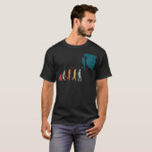 エボリューション クライマー 山々 アルプス 登山 Tシャツ (正面フル)