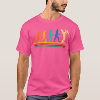 エボリューション ジャズ ミュージシャン サクソフォニスト オーケストラ Tシャツ