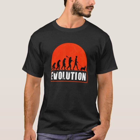 エボリュ男性へーション女性コルギ Tシャツ (正面)