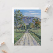 エボルデスへの道（Ferdinand Hodler著） カード (正面/裏面インサイチュ)