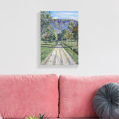 エボルデスへの道(Ferdinand Hodler著) キャンバスプリント (インサイチュ (リビング))