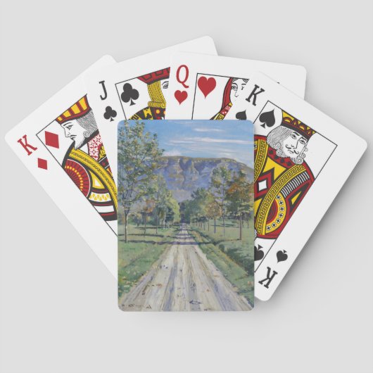 エボルデスへの道(Ferdinand Hodler著) トランプ (裏面)