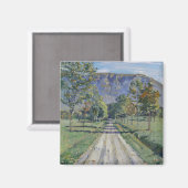 エボルデスへの道（Ferdinand Hodler著） マグネット (正面/裏面)