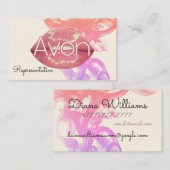 エボンの唇の美パーソナライズされた学 名刺 (正面/裏面)