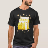 エボーミルクシェイクカートンカッ日本のトバナナミルクD Tシャツ (正面)