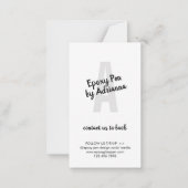 エポキ気にシペンの手順 ノートカード (裏面)