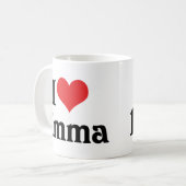 エマが大好き コーヒーマグカップ (正面左)