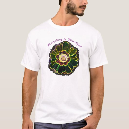 エマのワイシャツ:  リサイクルは美しいです Tシャツ (正面)