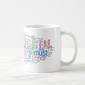 エマの単語の雲 コーヒーマグカップ