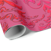 エマの日曜日の午後のダマスク織 ラッピングペーパー (ロールコーナー)