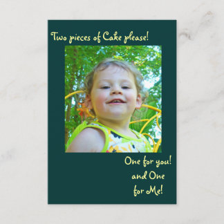 エマの2歳の誕生日パーティーの招待状 #2 招待状