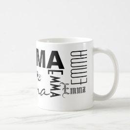 エマはマグを個人化します コーヒーマグカップ