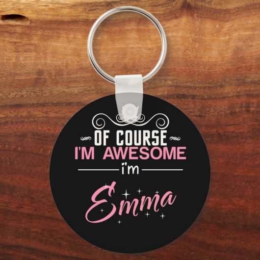 エマもちろん私素晴らしはエマだ キーホルダー (正面)