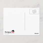 エマをフィーチャーしたBunnyLuvポストカード ポストカード (裏面)