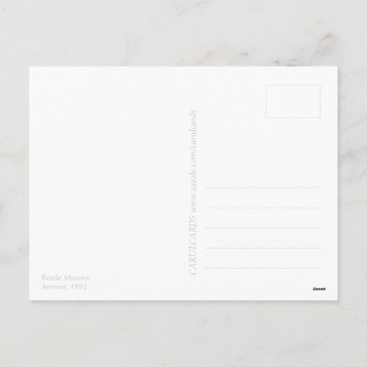 エマイルムニールラブズグリーティングCC0785バレンタイン シーズンポストカード (裏面)