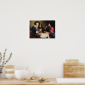 エマウスでの晩餐 ポスター (キッチン)