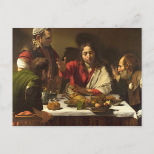 エマウスでの晩餐 – Caravaggio ポストカード