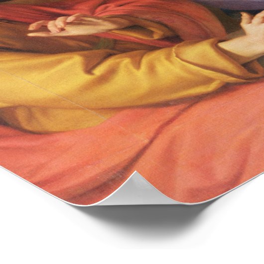 エマウスの晩餐 ポスター (角)