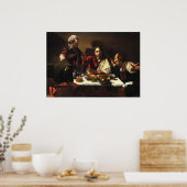 エマウスの晩餐 ポスター (キッチン)