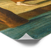 エマウスへの道の上のキリスト – ファインアートポスター ポスター (角)