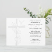 エマエレガントクロス&ドブクリスチャン結婚ズ 招待状 (スタンド正面)