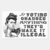 エマゴールドマン投票引用文ステッカー 長方形シール (正面)