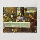 エマスでの友人との夕食 ポストカード (正面)