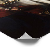 エマスでの晩餐(カール・ブロッホプリント) ポスター (角)