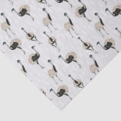 エマスの鳥好パターン(の模様が)あるき 薄葉紙 (詳細)