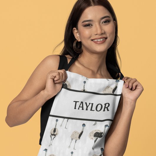 エマスの鳥好パーソナライズされたき エプロン