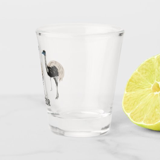エマスの鳥好パーソナライズされたき ショットグラス (右)