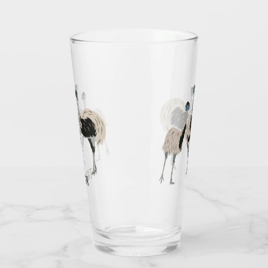 エマスの鳥好パーソナライズされたき タンブラーグラス (左)