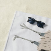 エマスの鳥好パーソナライズされたき ビーチタオル (インサイチュ)