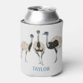 エマスの鳥好パーソナライズされたき 缶クーラー (缶正面)