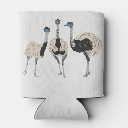 エマスの鳥好パーソナライズされたき 缶クーラー (裏面)