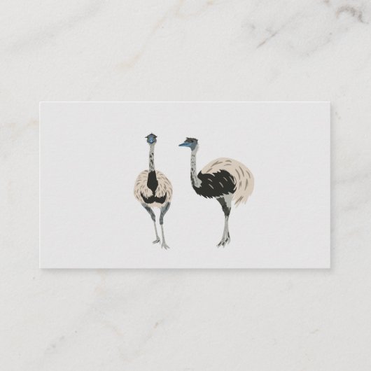 エマスをテーマにしたEmuファーム 名刺 (裏面)