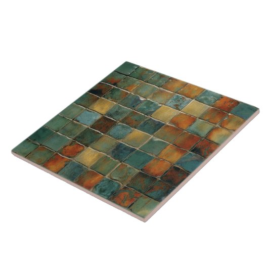 エマセージ抽象芸術スクエアコレクションフェイクレリーフ、 浮き彫り タイル (側面)