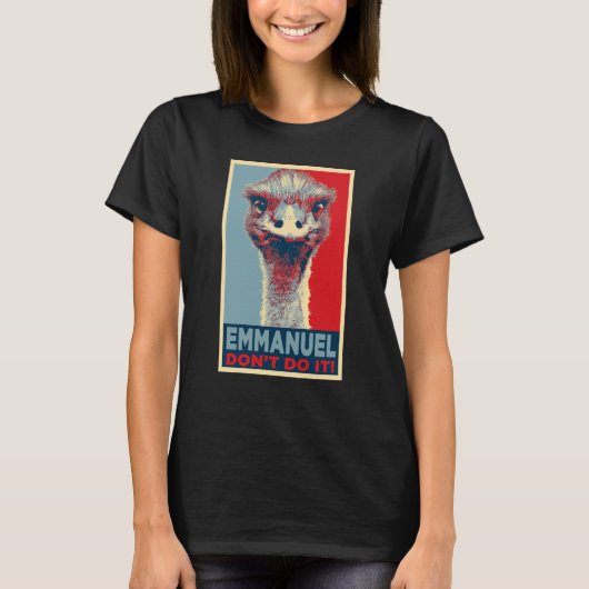 エマニュエルやるな Tシャツ (正面)