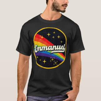 エマニュエルレインボーイン宇宙ヴィンテージGrungeStyle Tシャツ