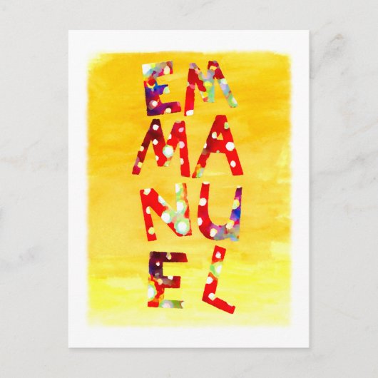 エマニュエル葉書 ポストカード (正面)