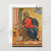 エマニュエル・ツァネスによる伝道者の聖マーク ポストカード (正面/裏面)