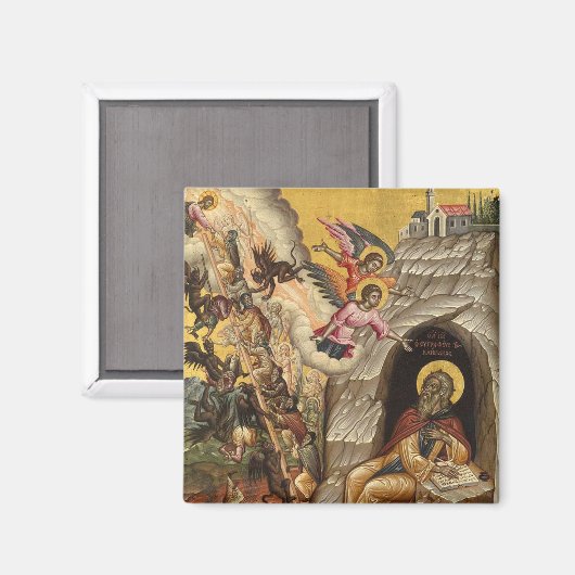 エマニュエル・ツァネスによる神聖な上昇のはしご マグネット (正面/裏面)