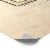 エマニュエル・ボーエンによる西インディの地図(1752年) ポスター (角)